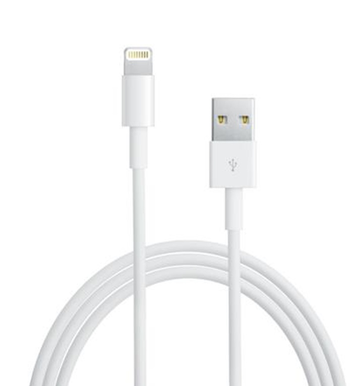 NEW Genuine Apple ME291ZM/A 0.5m Lightning to USB Cable - White - Pack of 5